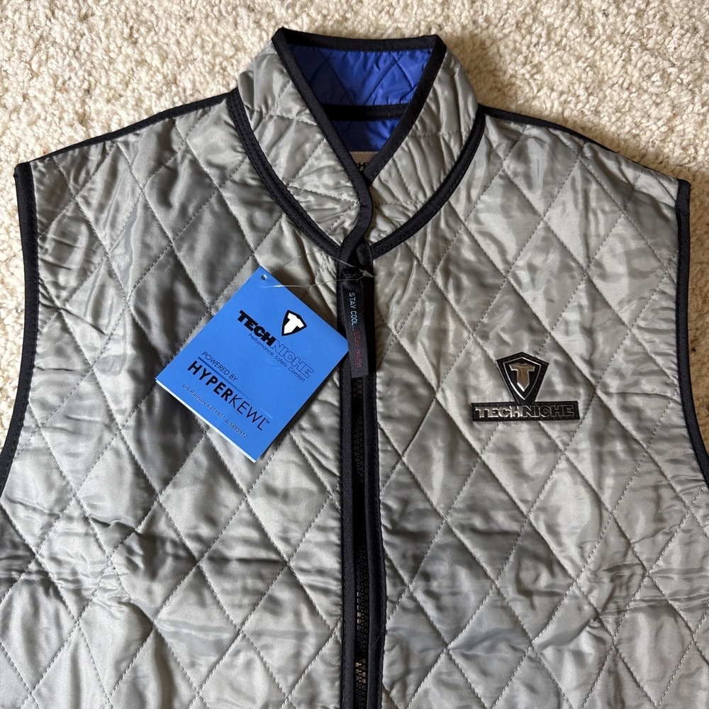 Techniche Evaporative Cooling Deluxe Sport Vest Sz Large HyperKewl Plus New NWT